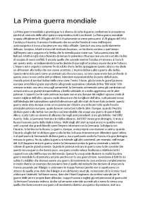 Riassunto prima guerra mondiale | Schemi e mappe concettuali di Storia ...