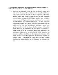 la philosophie de decarte