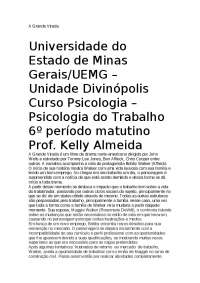 Resumo do filme  A Grande Virada - Atividades Complementares