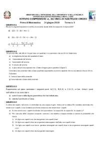 Prove D esame Terza Media Prove D esame Di Matematica Docsity