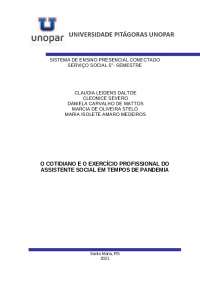 Modelo de trabalho ABNT - Docsity