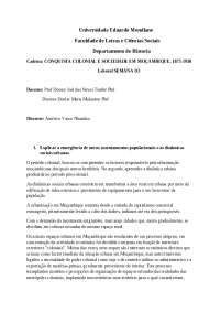A economia colonial