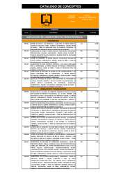 catalogo de conceptos casa habitacion