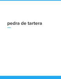 Resumen Pedra de tartera