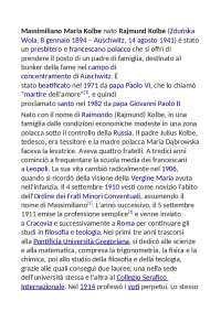 Massimiliano  Maria Kolbe