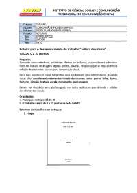TRABALHO DE COMPOSIÇÃO E PROJETO GRÁFICO