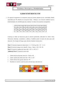 ejercicios resueltos de estadística descriptiva