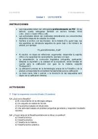 Ejercicios filosofia y tipo test