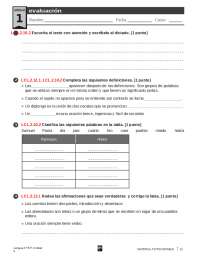 Examen lengua 4º sm savia unidad 1 - Docsity