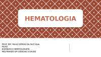SLIDE SOBRE HEMOGRAMA COMPLETO, ERITROGRAMA, LEUCOGRAMA E PLAQUETOGRAMA