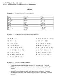 Mates ejercicios para practicar el mcm - Docsity