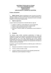 Laboratorio de Teoria de controles, universidad tecnologica de Panama