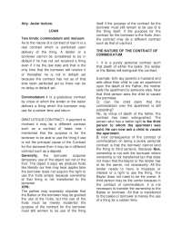 Security transaction-Deposit