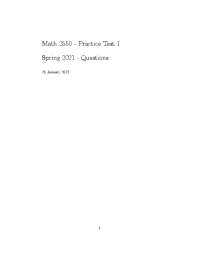 MATH 2550 Practice Midterm 1