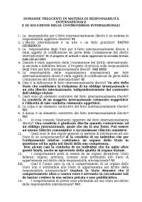 DOMANDE E RISPOSTE TERZA PARTE ESONERO - Docsity