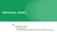 Medicinal gases in inorganic chemistry