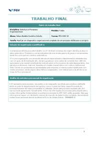 Estrutura e Processos Organizacionais