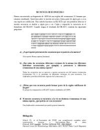 Secuencias desconocidas