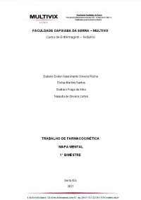 Mapa mental Farmacologia