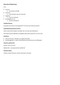Wiederholung Filmanalyse