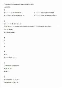 Soluciones t2 cuadernillo matemáticas sm 5 primaria - Docsity