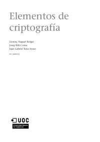 Elementos de criptografía