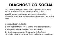 Tema Diagnóstico Social - Docsity