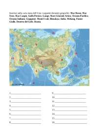 Verifica a completamento sull'Asia