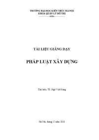 Đât vẫn là pháp luật xây dựng