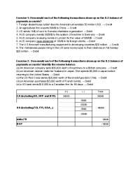 International Financial Management-Chapter 2-Balance of payment-assignment-2021