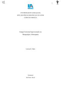 Relatorio manipulação