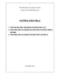BÀI TẬP CƠ HỌC ĐẤT DẠNG CƠ BẢN