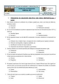Taller Petroquímica PARCIAL 2