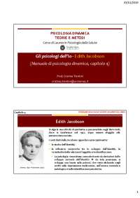 Edith Jacobson psicologia - Docsity