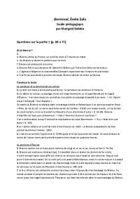 Germinal Emile Zola Docsity