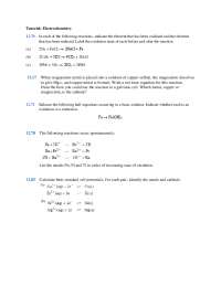 Electrochemistry past year questions