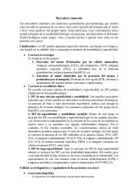 Marcadores Tumorales: Clasificación, Utilidad y Principales Marcadores