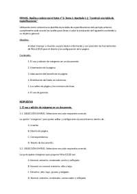 Construir una tabla de especificaciones
