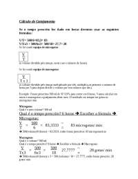cálculo pediatria e doses pediatricas