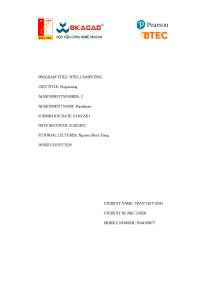 Understanding Procedural, Object-Oriented, and Event-Driven Paradigms: A Comparison