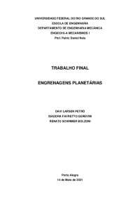 engrenagens planetarias