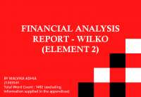 Financial management  Wilko