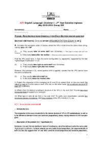 Examen Resuelto Grammar I - Uam - Docsity
