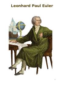 Leonard Euler o matemático