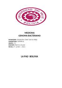 INFORME DE GENOMA BACTRERIANO