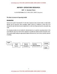 Queuing theory in Transportation and networking