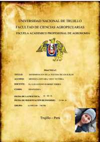 tacto textura  del suelo