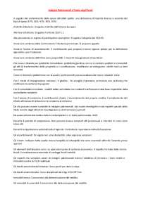 Indagini Patrimoniali e Tutela degli Asset Scienze Giuridiche L-14  Mercatorum