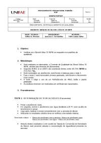 Procedimento Operacional Padrão Álcool 70