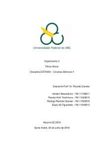 Relatório de Circuitos Elétricos 3